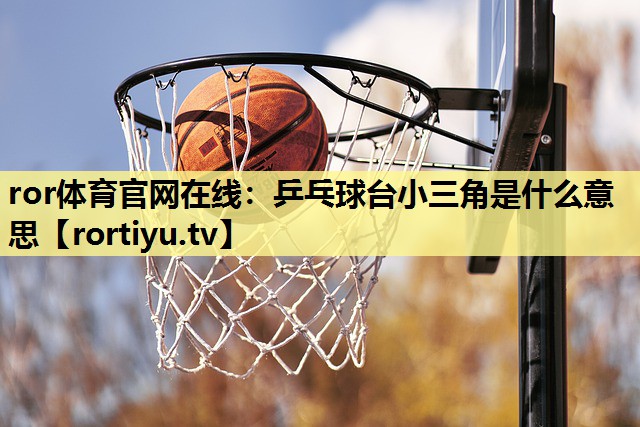 乒乓球台小三角是什么意思